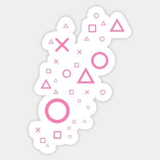 Pastel Pink Playstation Magic Sticker